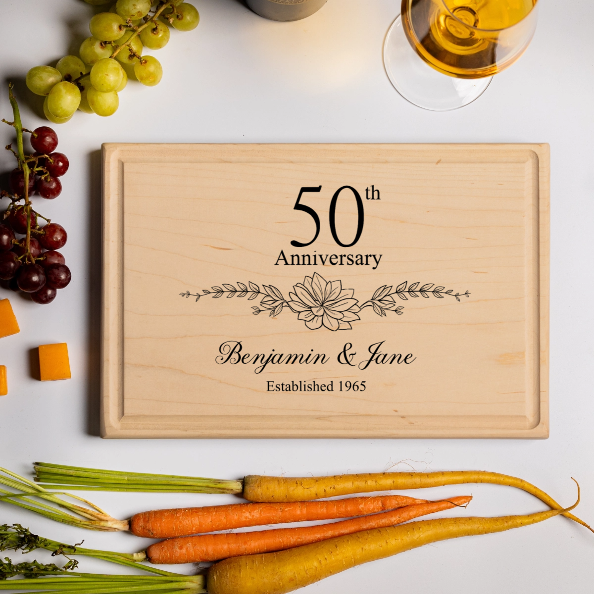 Customized 50th Anniversary Cutting Boards