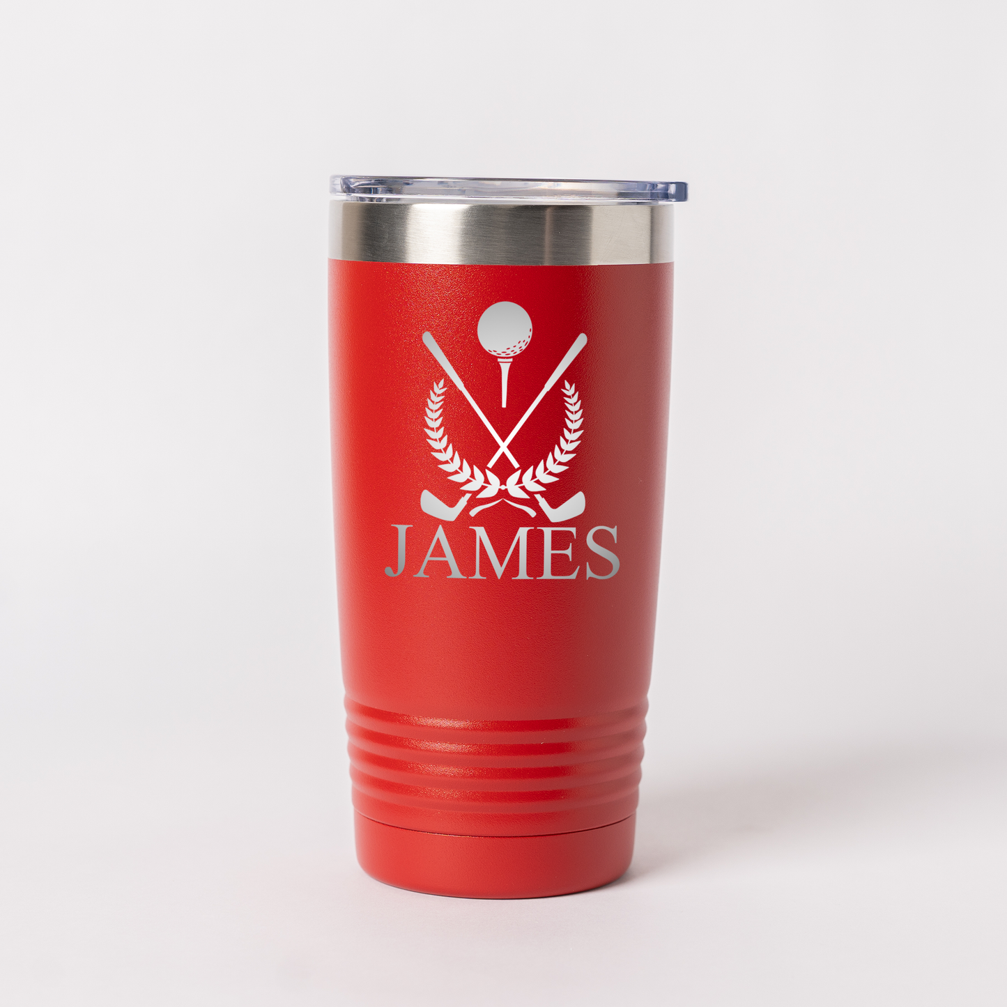Customized 20oz Golf Tumbler with Silver Lip