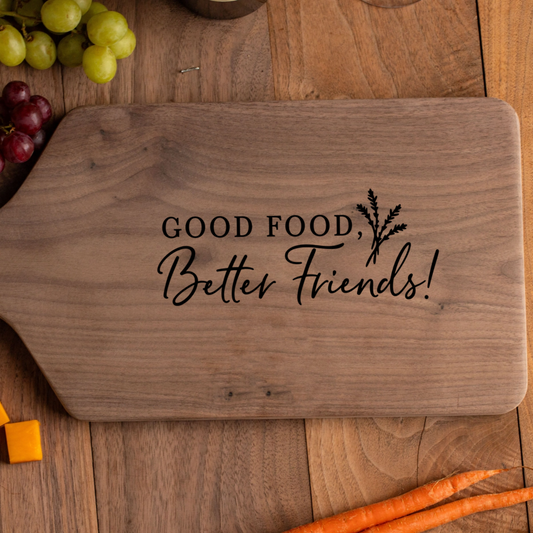 Friendsgiving Custom Big Paddle Cutting Boards