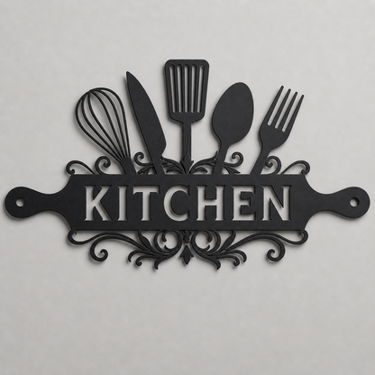 Kitchen Metal Wall Art