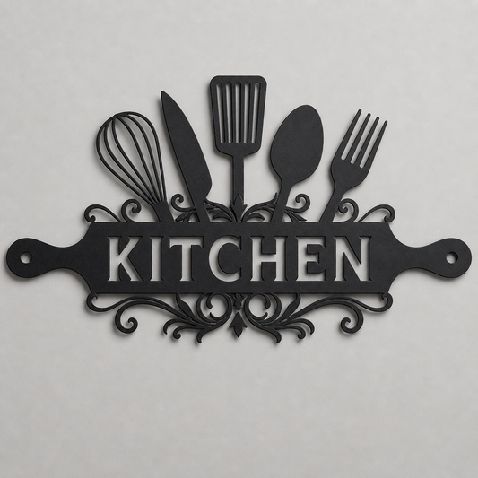 Kitchen Metal Wall Art