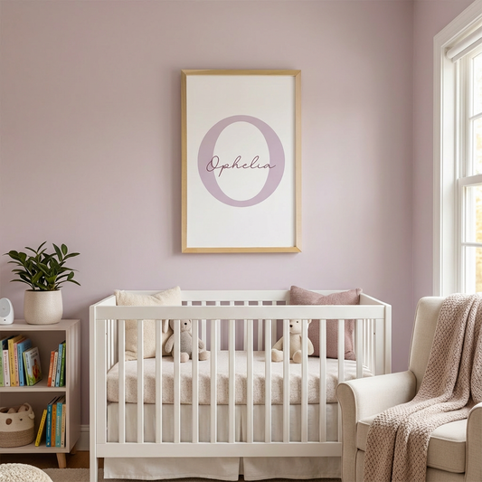 Custom Name Art for Nursery & Kids Rooms