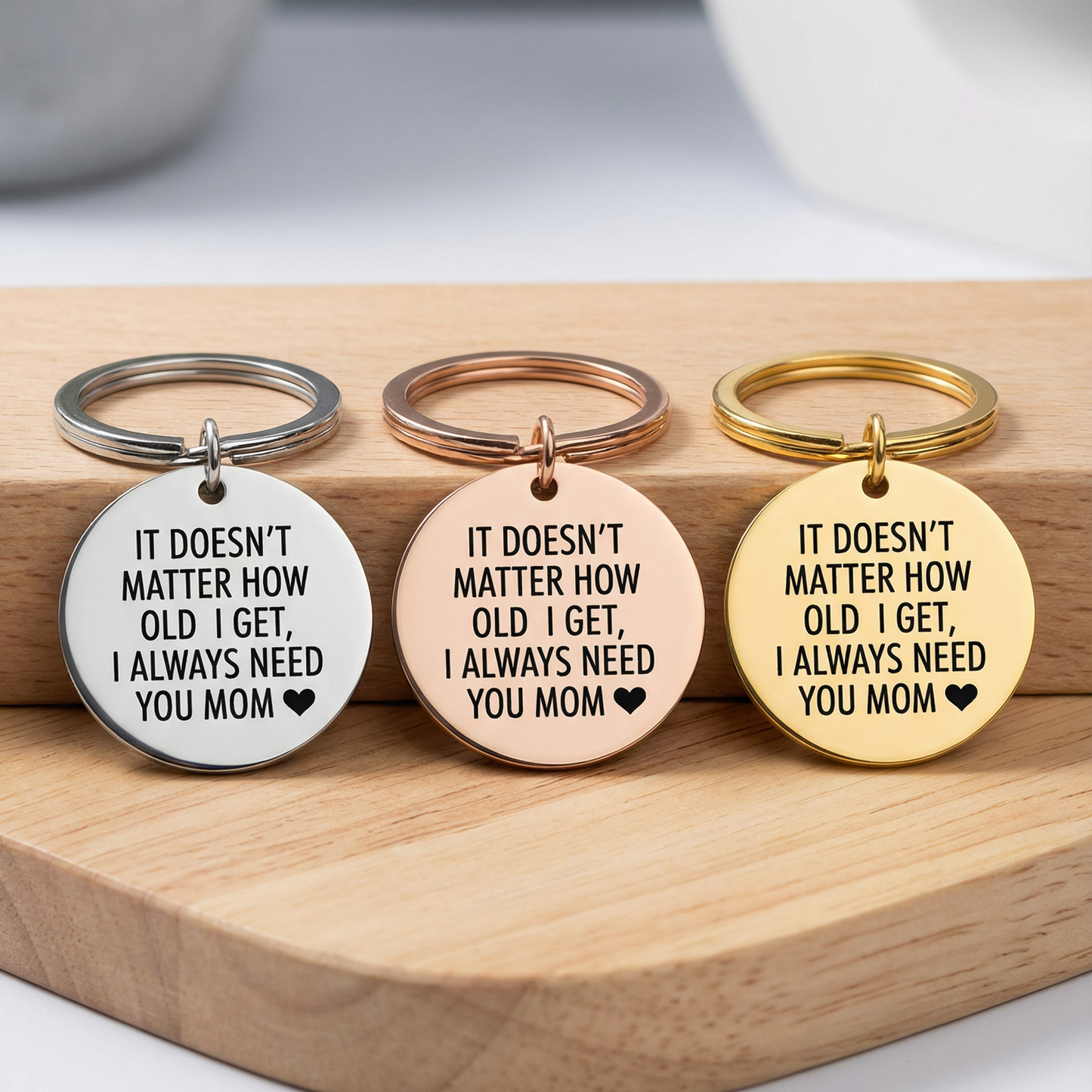I'll Always Need You Mom Keychain
