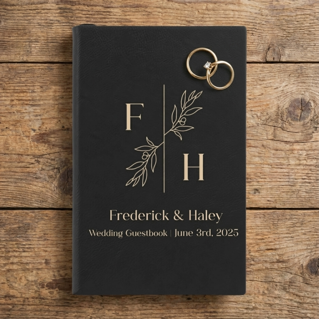 Customized Wedding Guest Book