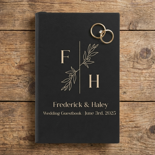 Customized Wedding Guest Book