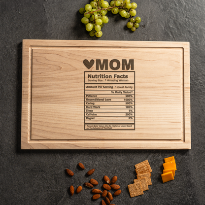 Custom Rectangle Mom Cutting Boards