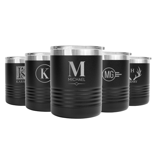 Groomsmen Gift Set of 5 10oz. Travel Tumblers