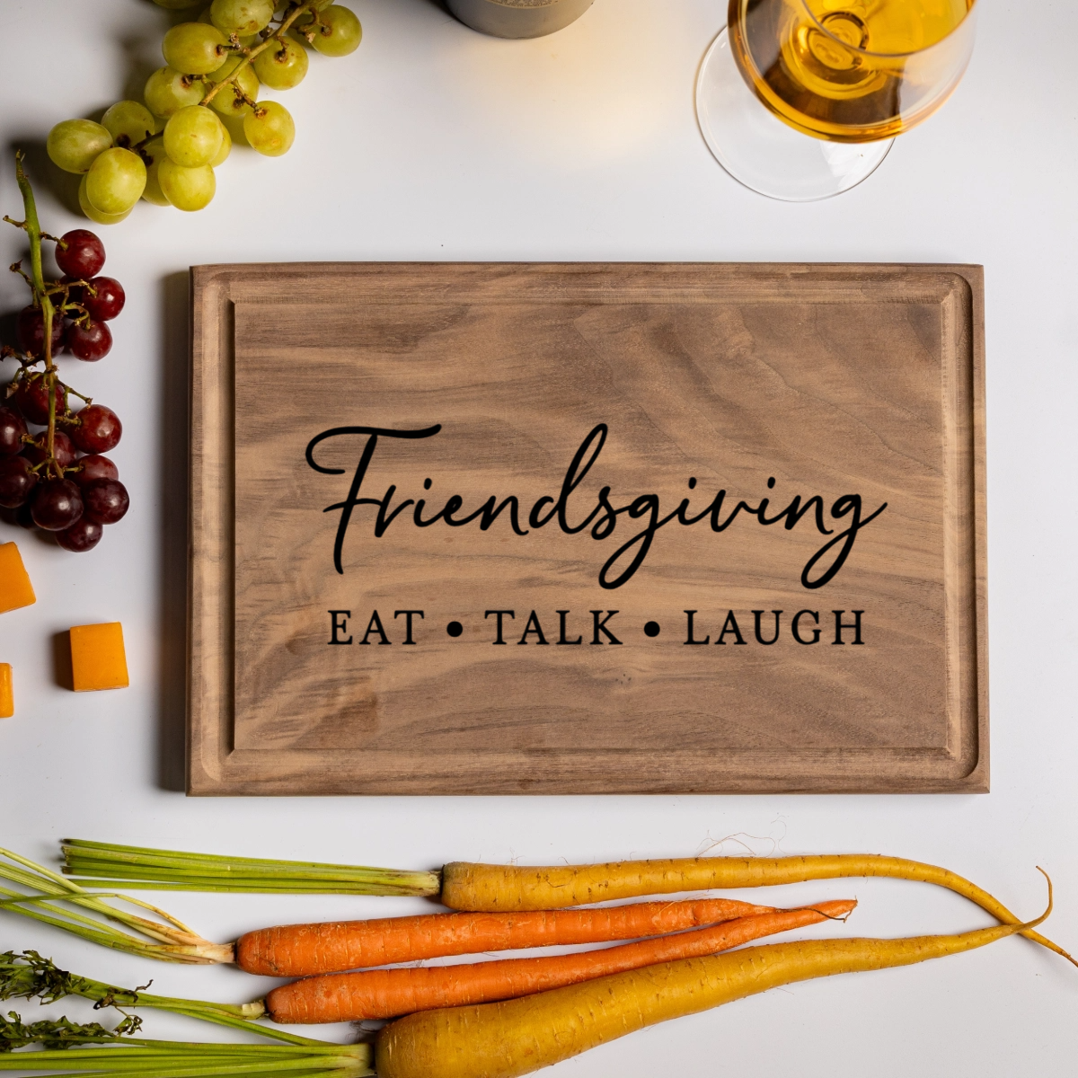 Rectangle Custom Cutting Boards Friendsgiving