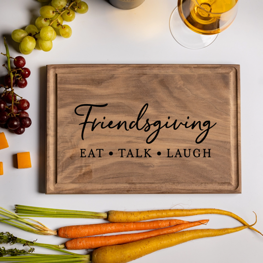 Rectangle Custom Cutting Boards Friendsgiving