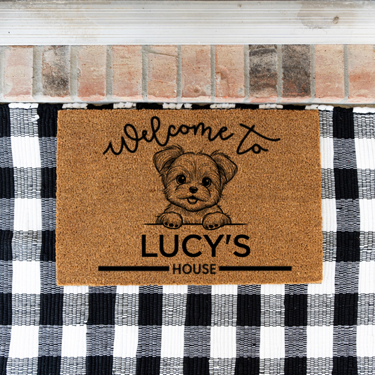 Customized Dog's House Doormats