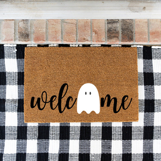 Halloween Welcome Ghost Doormats