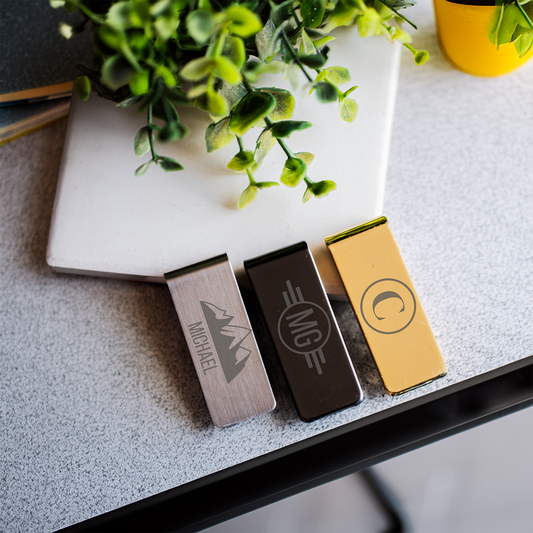 Customized Engraved Metal Money Clip