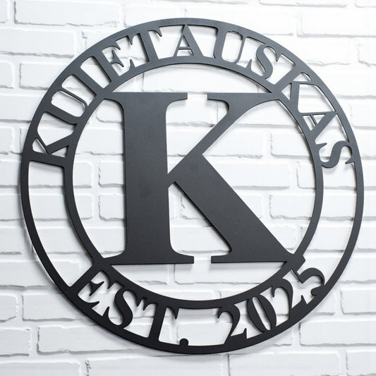 Metal Sign Initial Design