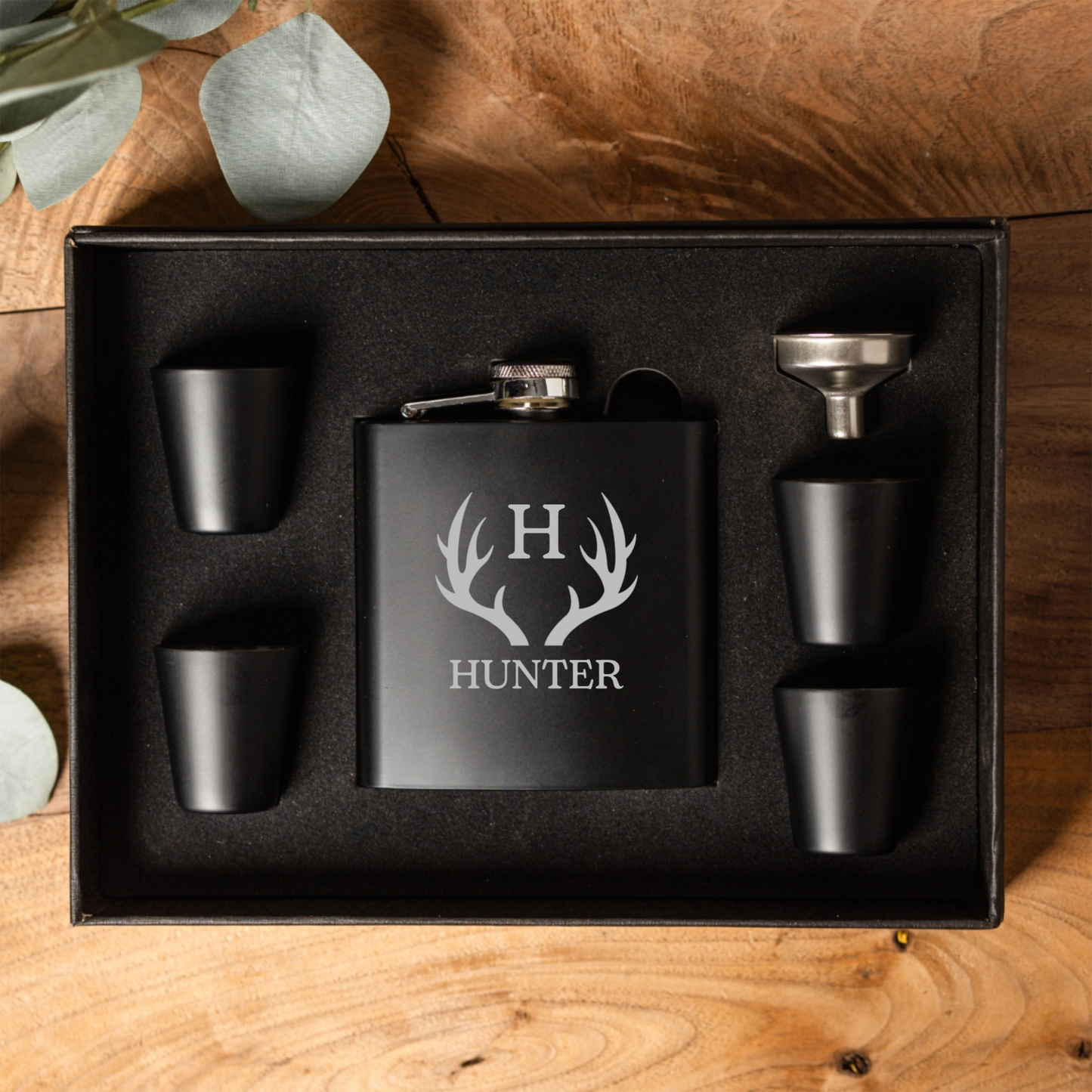 Customized Flask & Shot Glass Set