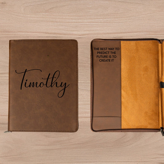 Customized Leather Portfolios - Script Designs