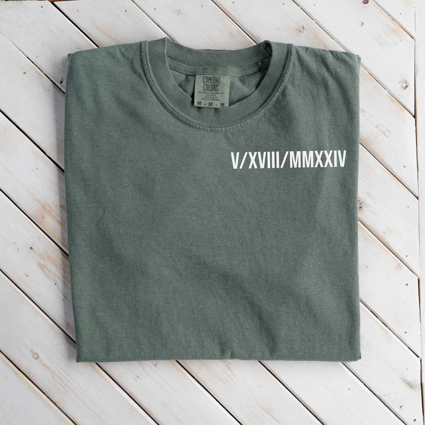 Customized Roman Numeral T-Shirt