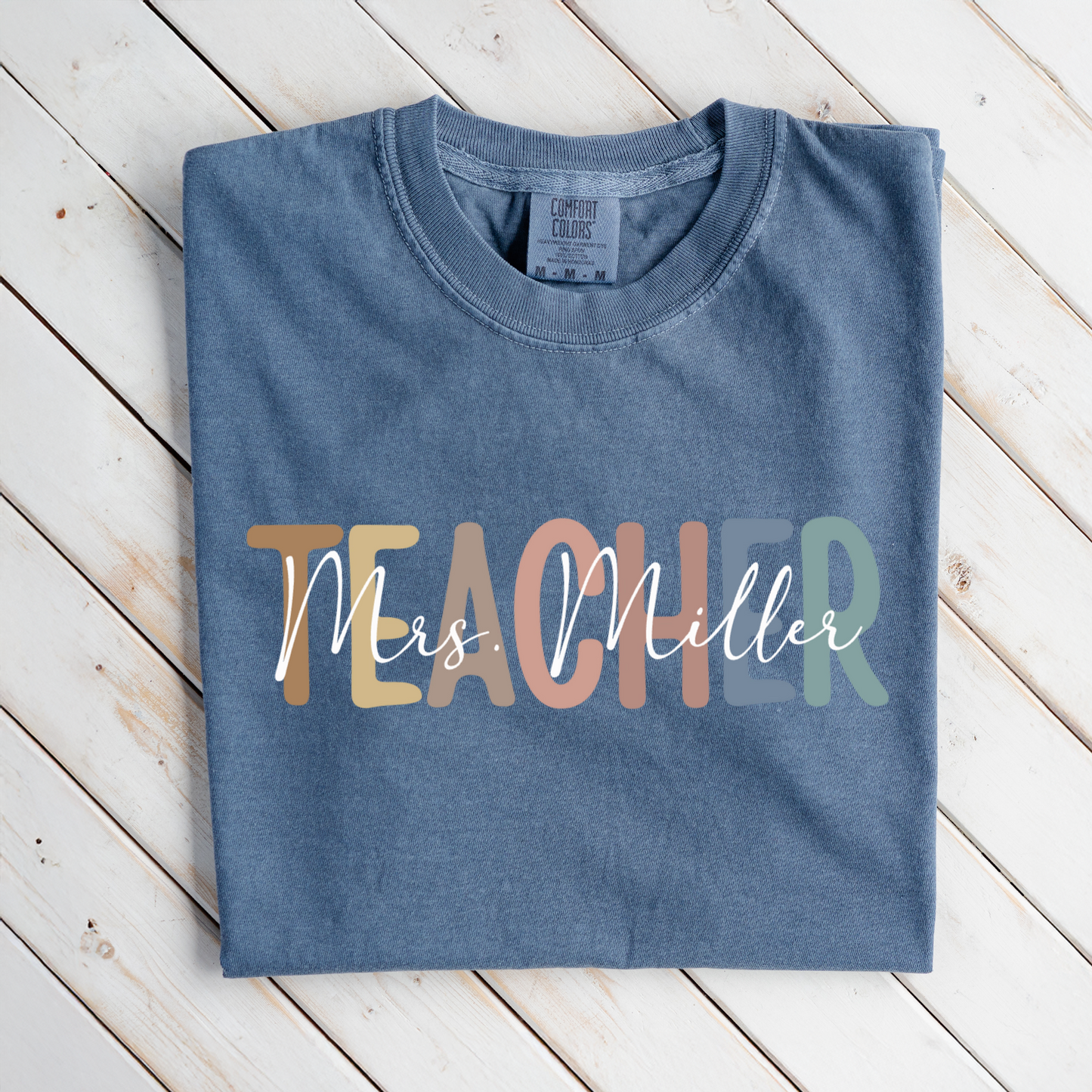 Premium Customized Teacher Design T-Shirt