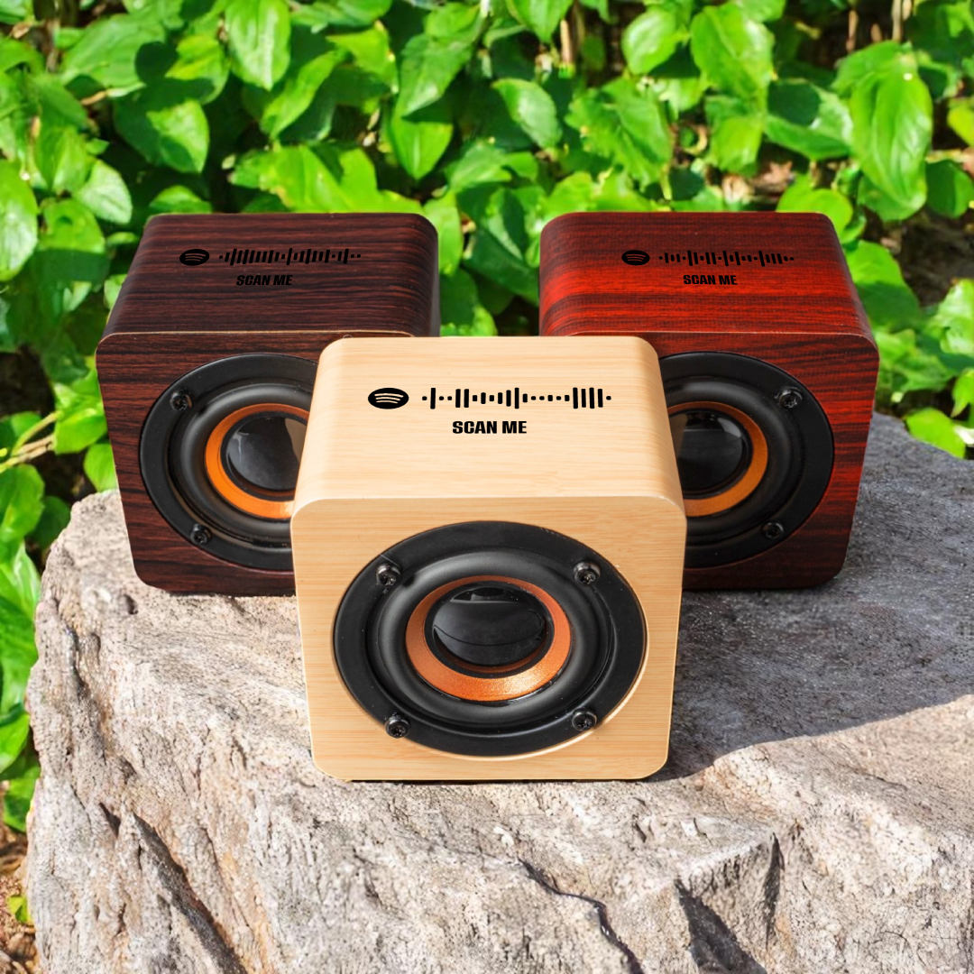 Customizable Spotify Song Barcode Mini Bluetooth Speaker