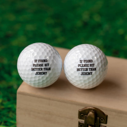 Customized Golf Balls