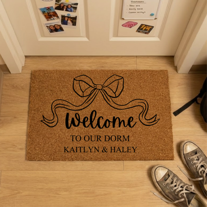 Customized Dorm Room Doormats