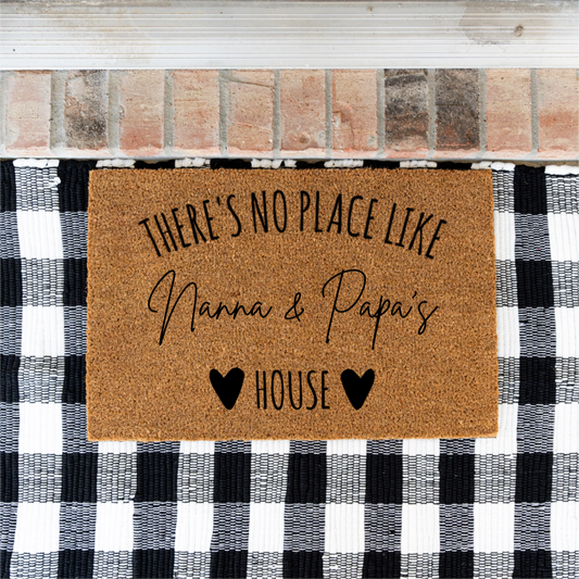 There's No Place Like Grandparents House Doormat