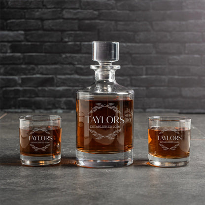 Customized Aberdeen Decanter Set - Signature Designs