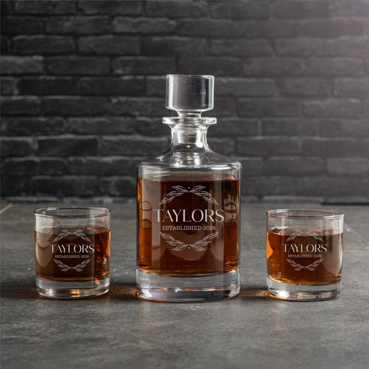 Customized Aberdeen Decanter Set - Signature Designs