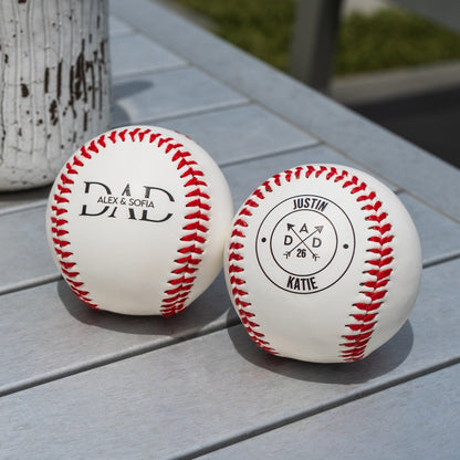 Customized Baseball for Dad