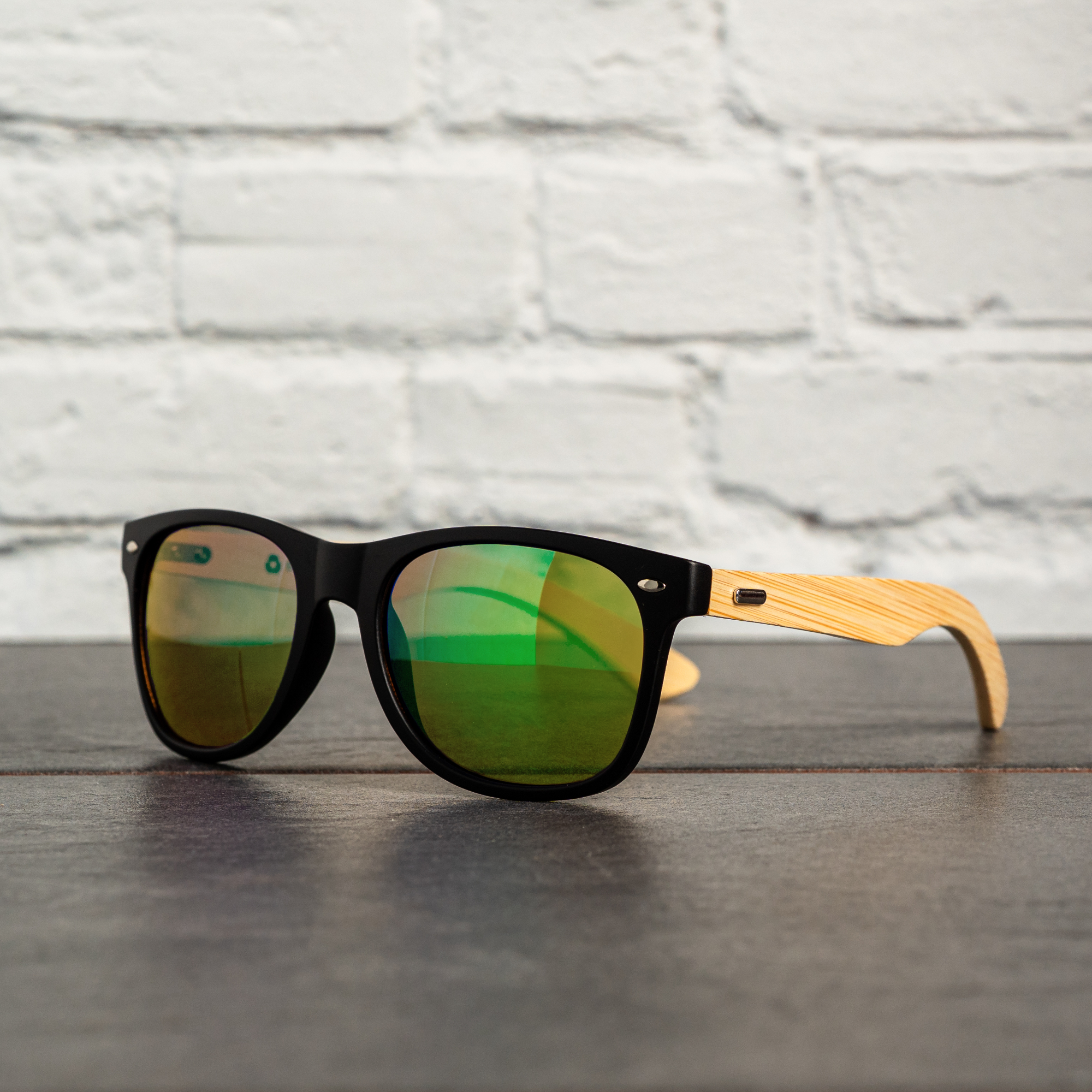 Customized Wayfarer Wood Sunglasses