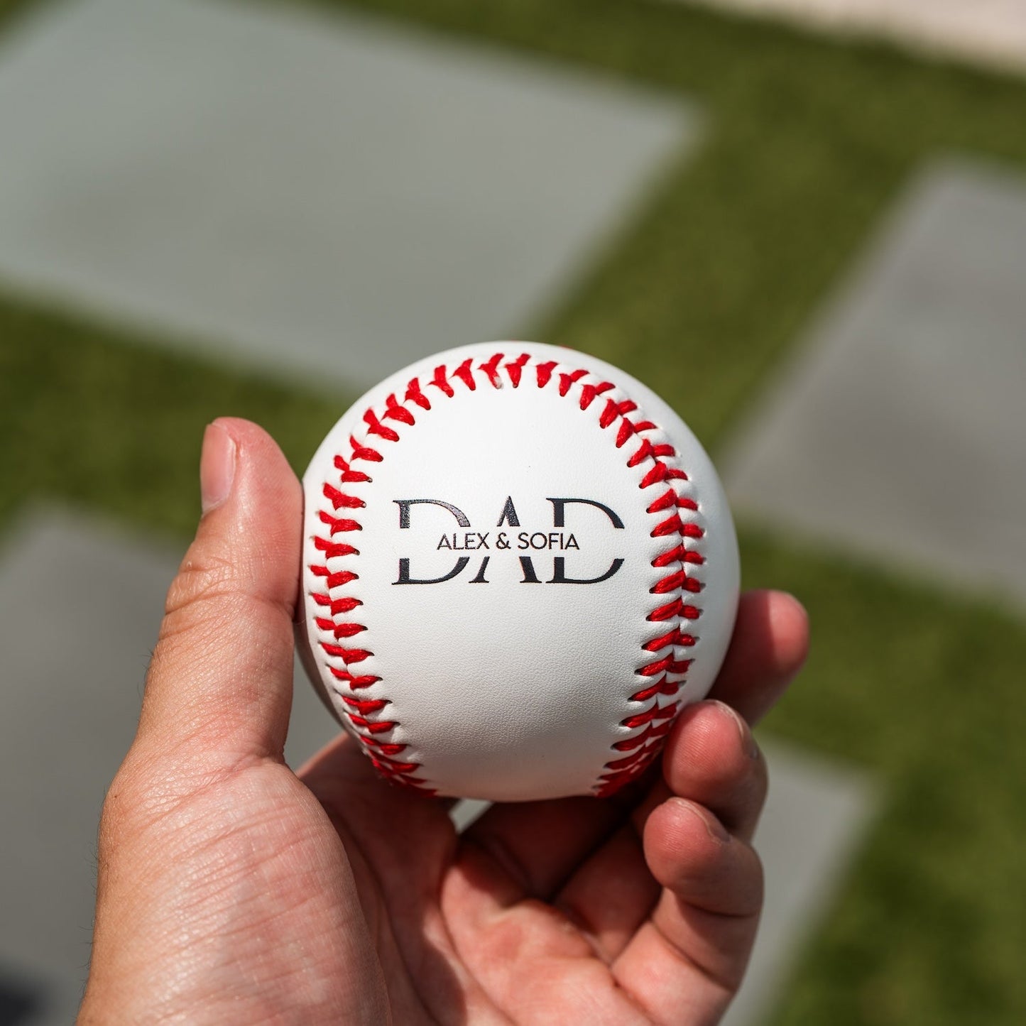 Customized Baseball for Dad