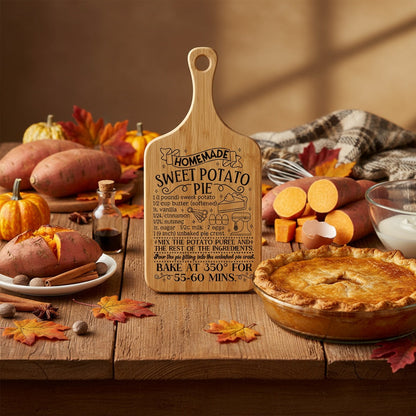 Fall Pie Recipes Bamboo Serving Board