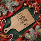 Christmas Collection Custom Thin Paddle Cutting Boards