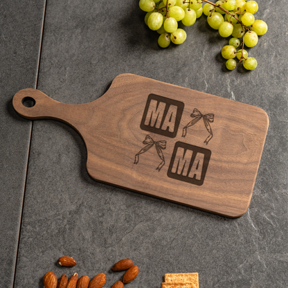 Customized Mother's Day Thin Paddle Serving Boards