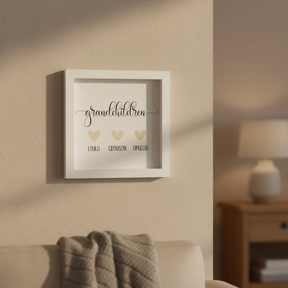 Customized Grandchildren Name Print