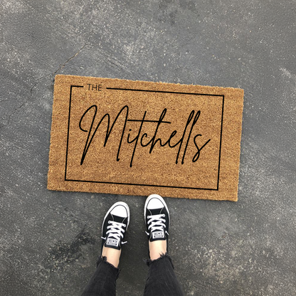 Customized Doormat - Script Font