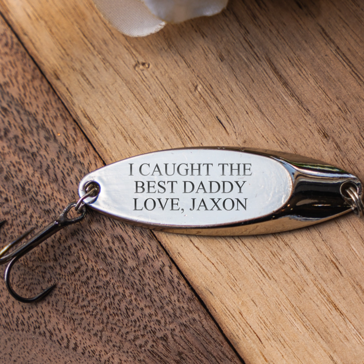 Customized Fishing Lure with Custom Etching - Dad, Grandpa, or Husband Gift