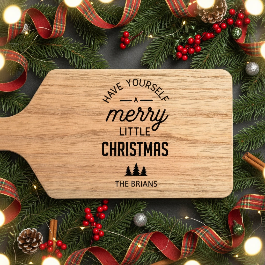 Christmas Collection Custom Big Paddle Cutting Boards
