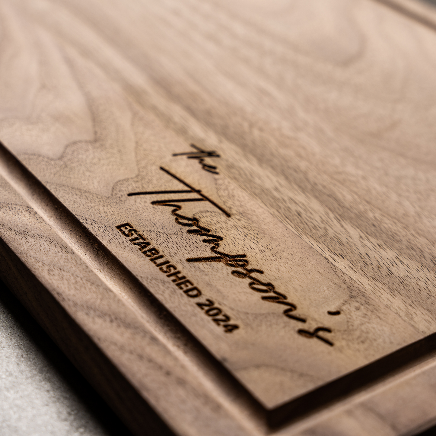 Customized Rectangle Cutting Boards - Family Name