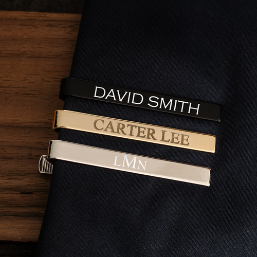 Custom Engraved Tie Clips