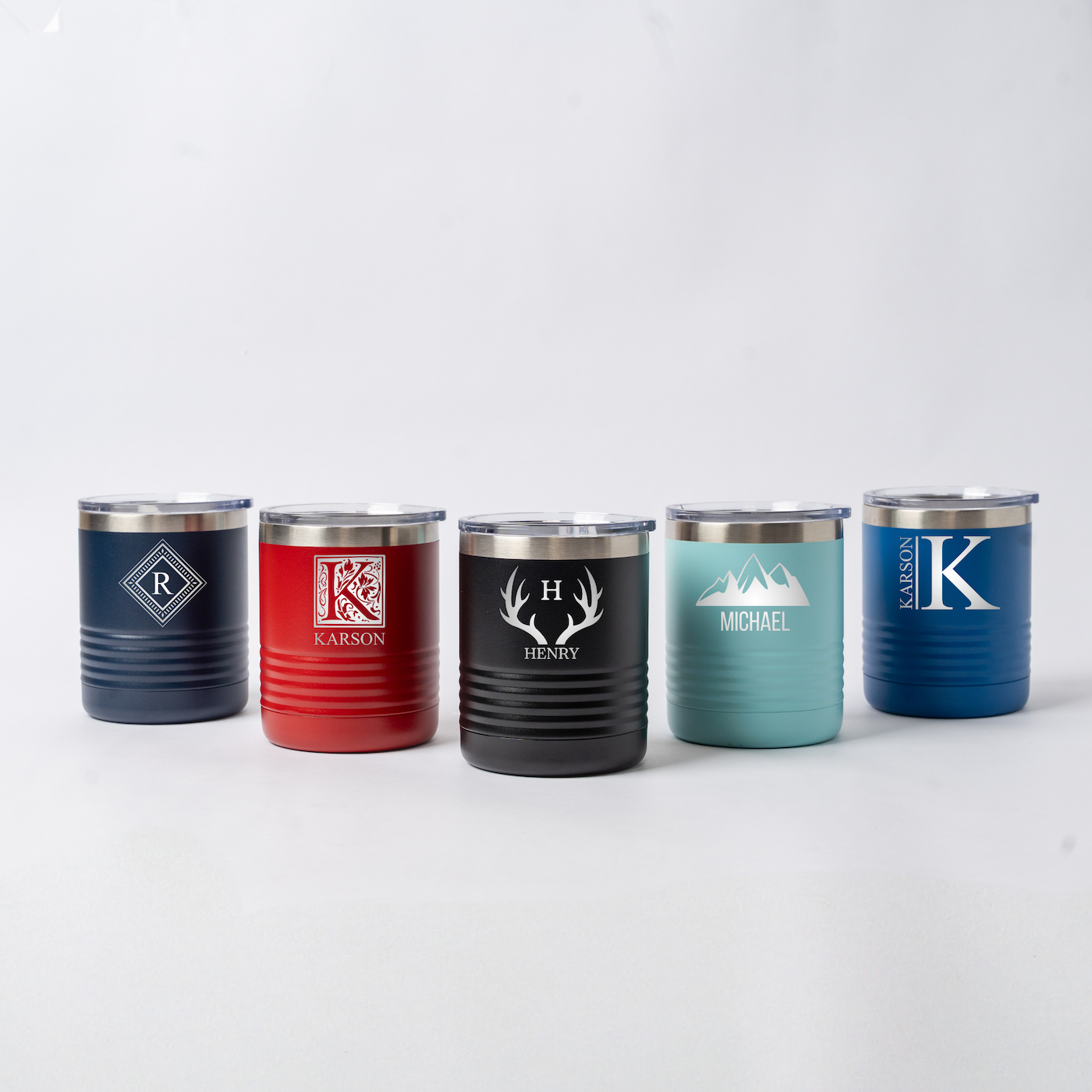 Groomsmen Gift Set of 5 10oz. Travel Tumblers