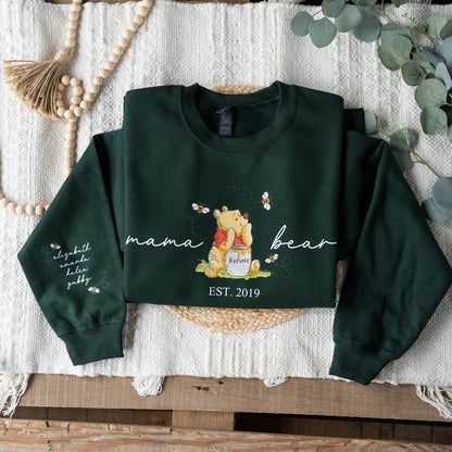 Customized Mama Bear Sweatshirts