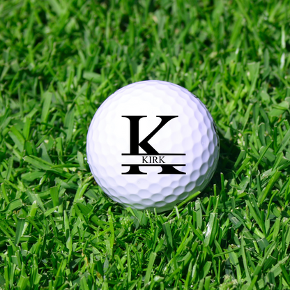 Customized Monogram Golf Ball with Custom Name