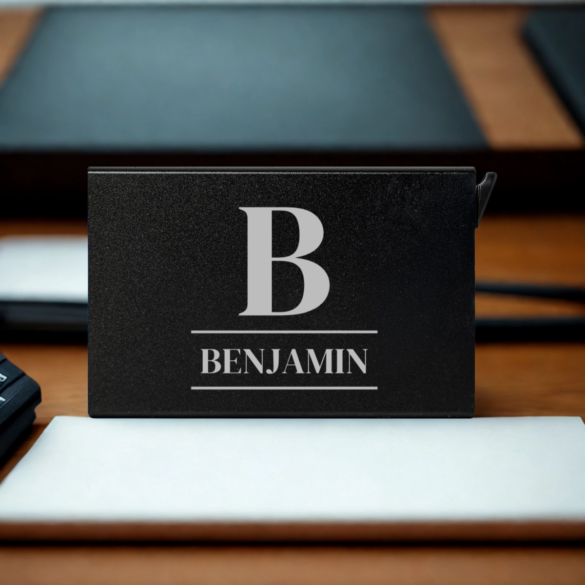 Customized Aluminum Card Holder with Release
