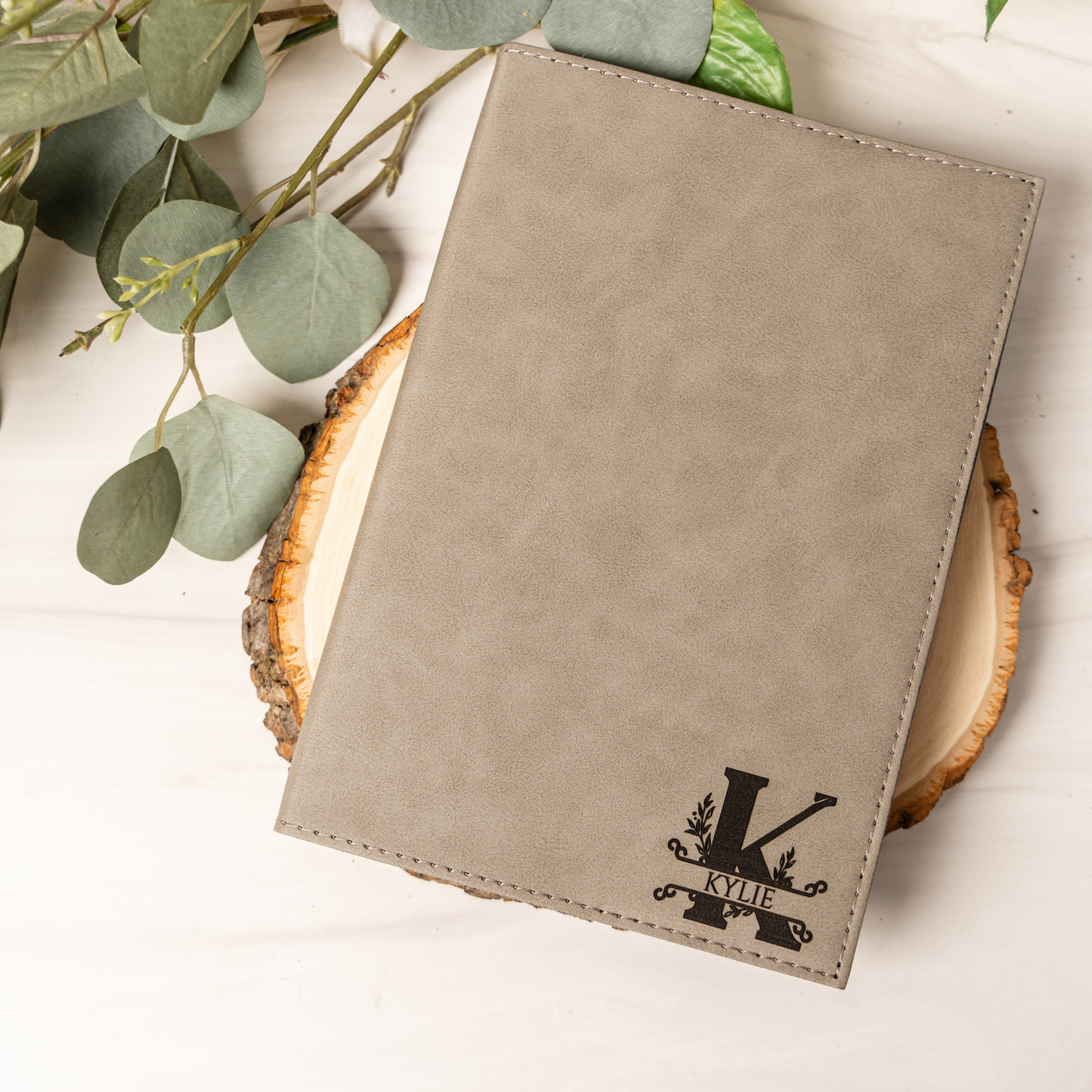 Customized Leather Journals Monogram & Graphic Designs