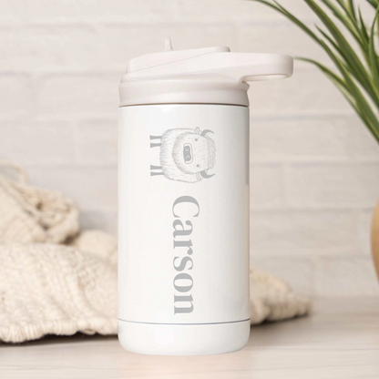 Customized 12oz Kids Water Bottles - Animal Designs