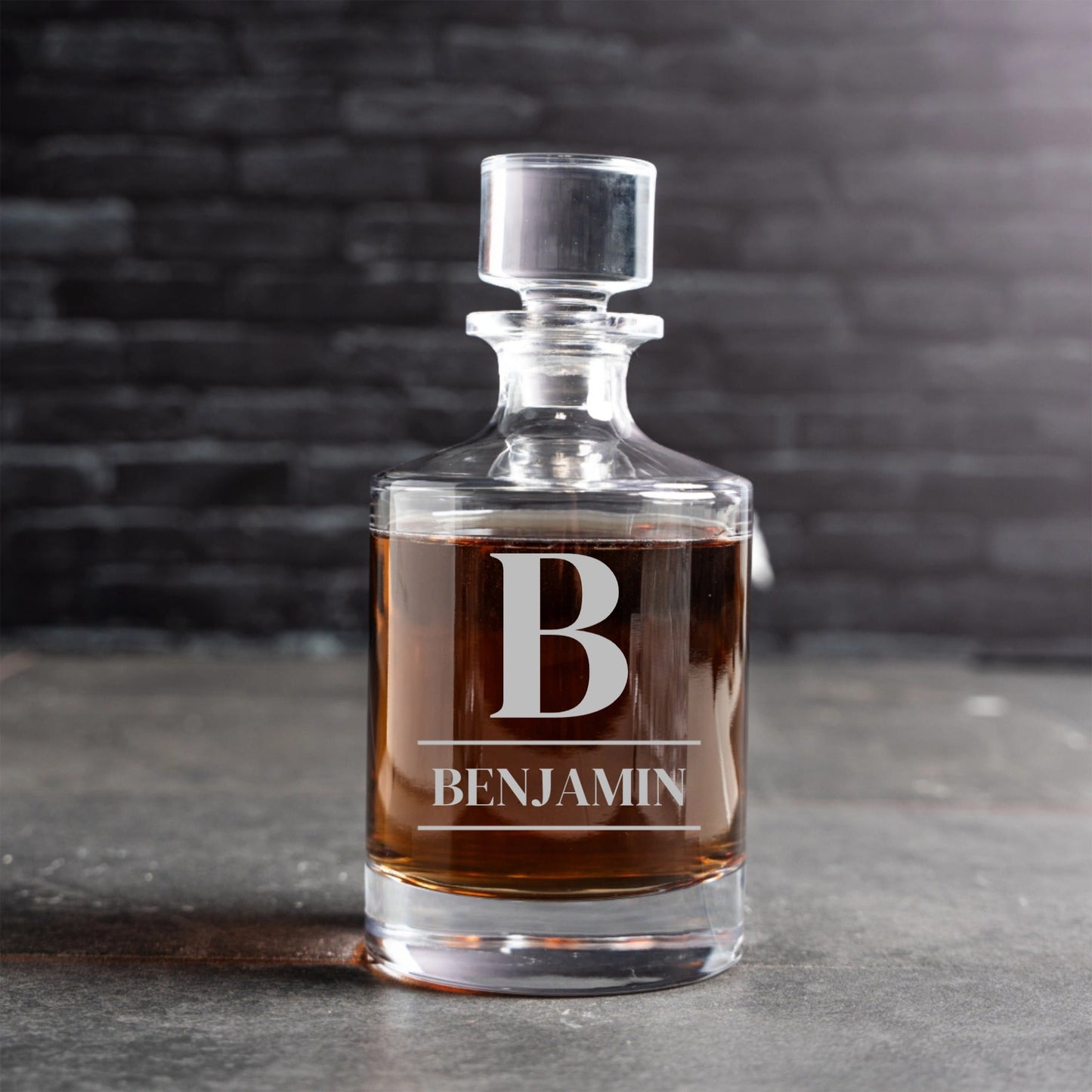 Set of 5 Aberdeen Decanters - Groomsmen Gift