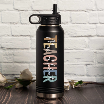 Customized 32oz Teacher Water Bottles