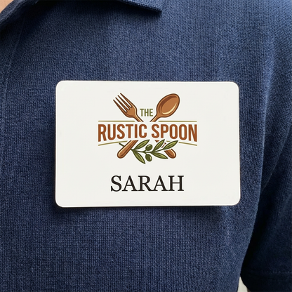 Customizable Aluminum Name Tags
