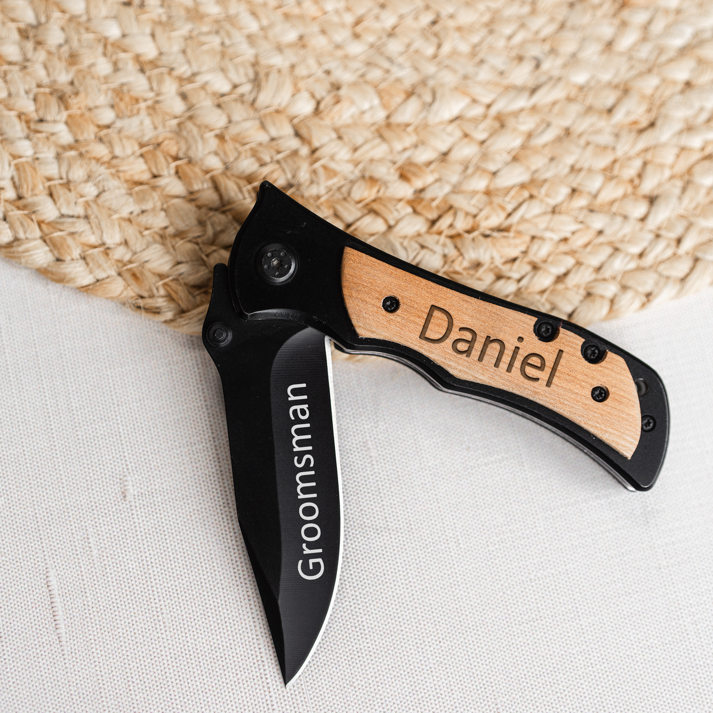 Customized Back Metal Knife