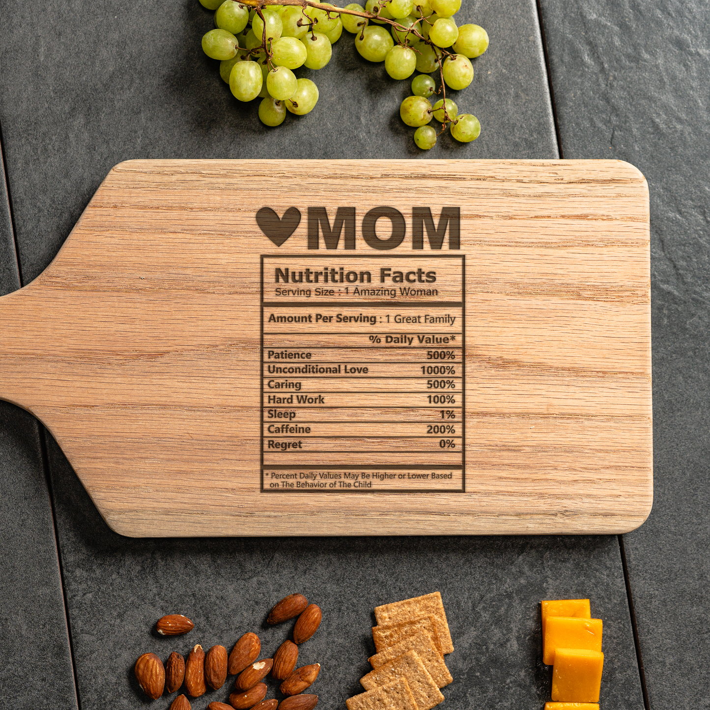 Customized Large Paddle Cutting Boards for Mom